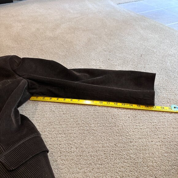 Hunt Valley Blazer Sports Coat Corduroy Brown 2 Button Back Vent Academia Sz 44L - Picture 11 of 16